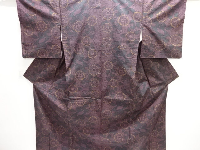 Japanese Kimono / Tsumugi Omeshi Silk